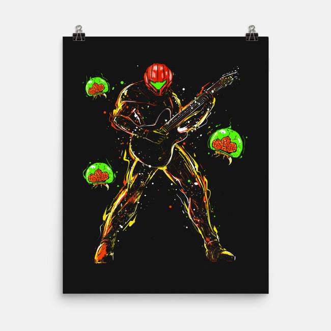 Samus And The Metroids-None-Matte-Poster-kharmazero