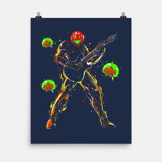 Samus And The Metroids-None-Matte-Poster-kharmazero