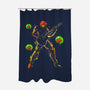 Samus And The Metroids-None-Polyester-Shower Curtain-kharmazero