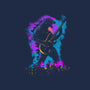 Rock Zilla-Womens-V-Neck-Tee-kharmazero