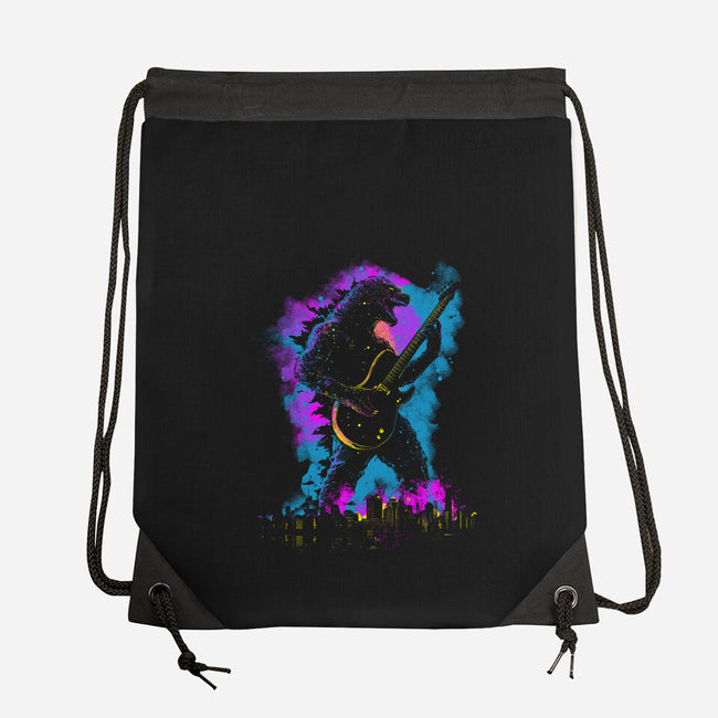 Rock Zilla-None-Drawstring-Bag-kharmazero