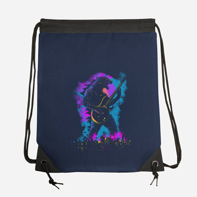 Rock Zilla-None-Drawstring-Bag-kharmazero