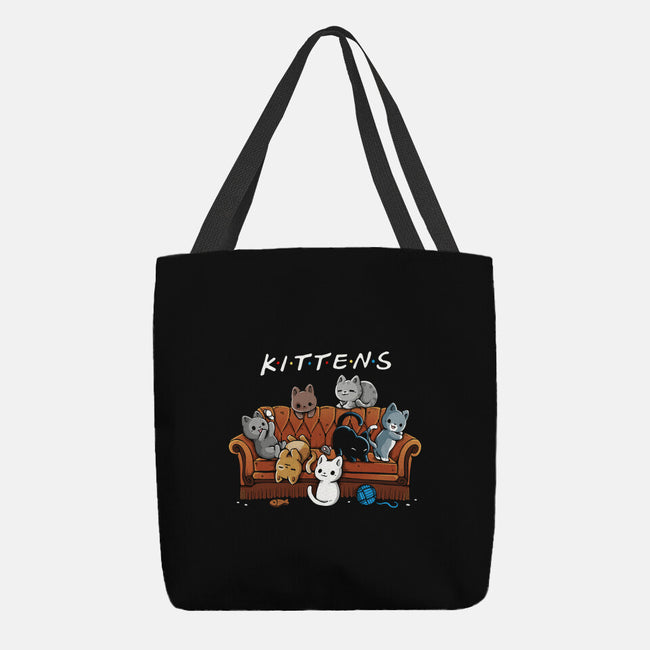 Kittens Friends-None-Basic Tote-Bag-Vallina84