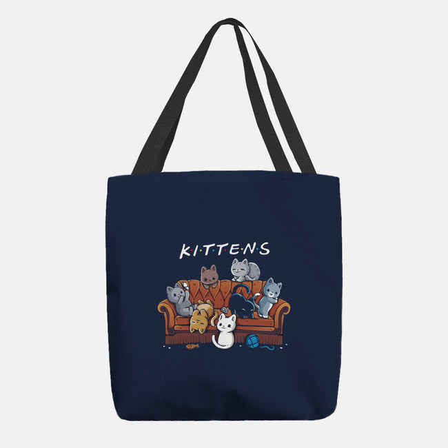 Kittens Friends-None-Basic Tote-Bag-Vallina84