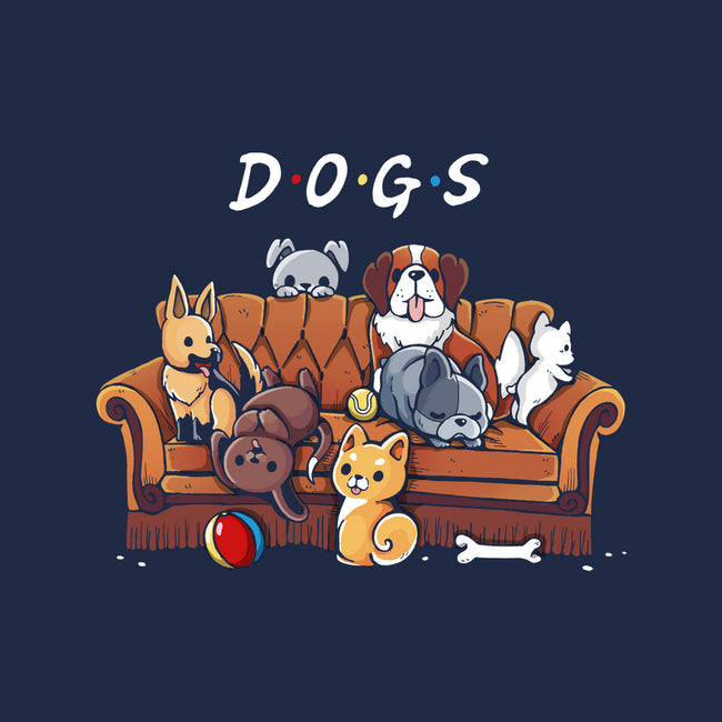Doggy Friends-Unisex-Crew Neck-Sweatshirt-Vallina84