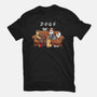 Doggy Friends-Womens-Fitted-Tee-Vallina84