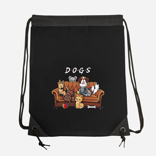Doggy Friends-None-Drawstring-Bag-Vallina84