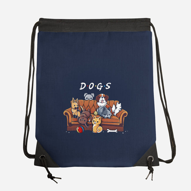 Doggy Friends-None-Drawstring-Bag-Vallina84