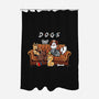 Doggy Friends-None-Polyester-Shower Curtain-Vallina84