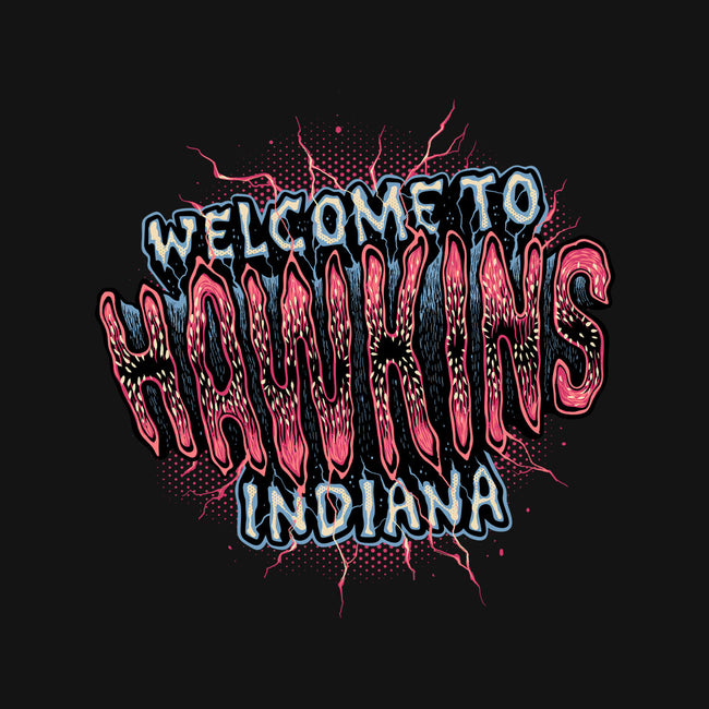 Hawkins Indiana-None-Basic Tote-Bag-glitchygorilla