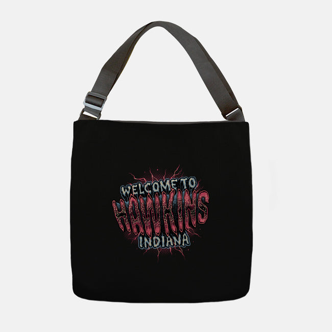 Hawkins Indiana-None-Adjustable Tote-Bag-glitchygorilla
