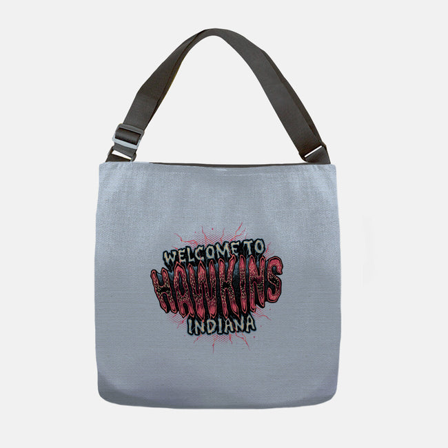 Hawkins Indiana-None-Adjustable Tote-Bag-glitchygorilla