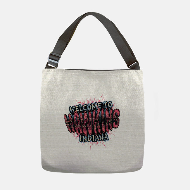 Hawkins Indiana-None-Adjustable Tote-Bag-glitchygorilla