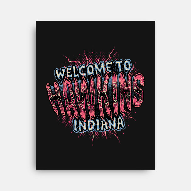 Hawkins Indiana-None-Stretched-Canvas-glitchygorilla