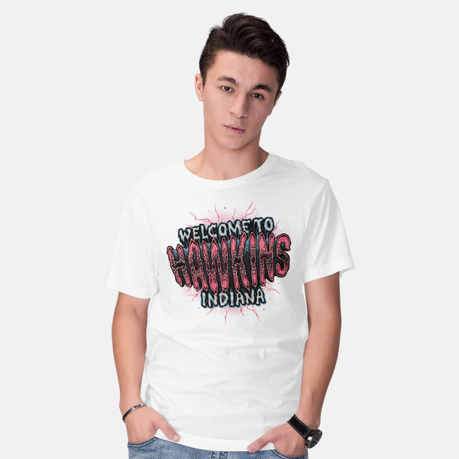Hawkins Indiana-Mens-Basic-Tee-glitchygorilla