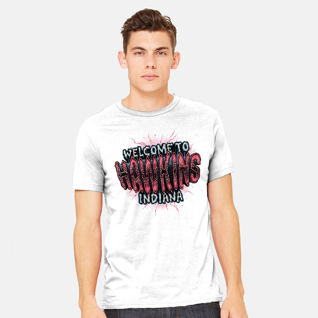 Hawkins Indiana-Mens-Heavyweight-Tee-glitchygorilla