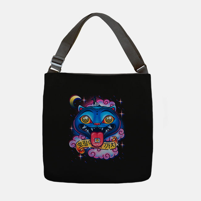 Trip Of The Tiger And The Magpie-None-Adjustable Tote-Bag-Getsousa!
