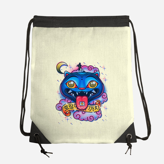 Trip Of The Tiger And The Magpie-None-Drawstring-Bag-Getsousa!