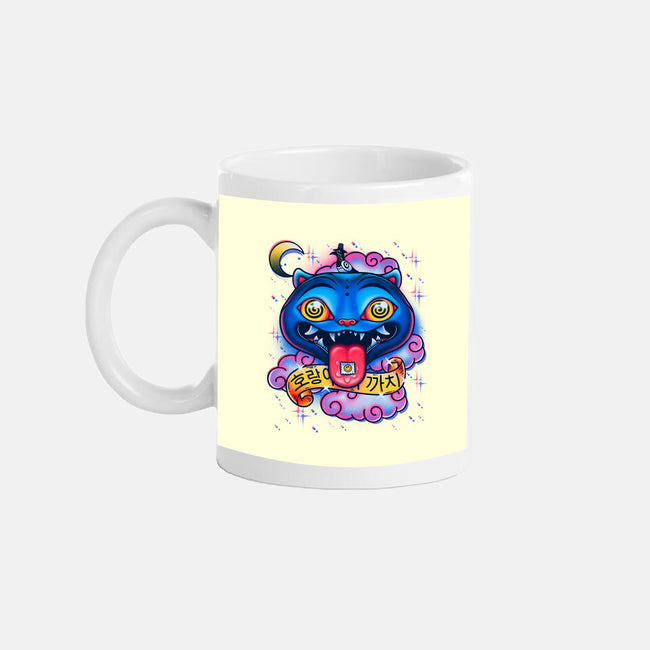Trip Of The Tiger And The Magpie-None-Mug-Drinkware-Getsousa!