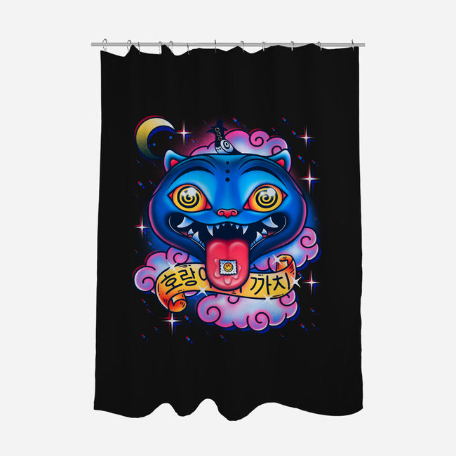 Trip Of The Tiger And The Magpie-None-Polyester-Shower Curtain-Getsousa!
