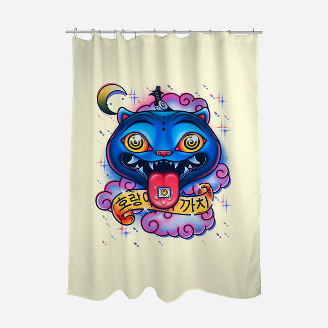 Trip Of The Tiger And The Magpie-None-Polyester-Shower Curtain-Getsousa!