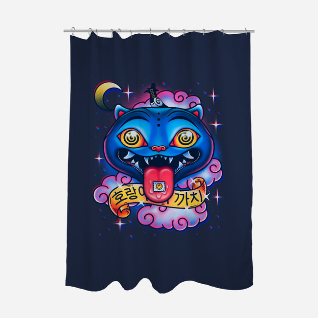 Trip Of The Tiger And The Magpie-None-Polyester-Shower Curtain-Getsousa!