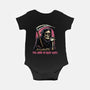 Too Tired To Reap Souls-Baby-Basic-Onesie-glitchygorilla