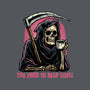 Too Tired To Reap Souls-None-Glossy-Sticker-glitchygorilla