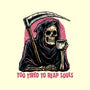 Too Tired To Reap Souls-Unisex-Basic-Tank-glitchygorilla