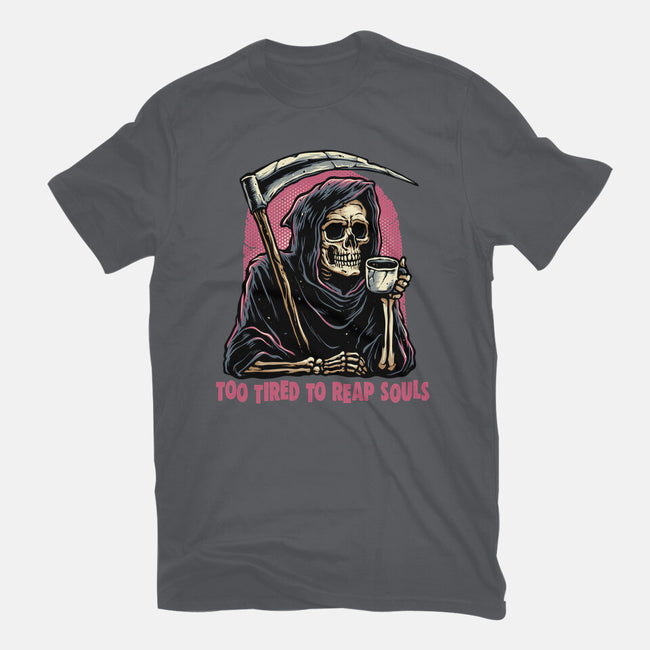 Too Tired To Reap Souls-Mens-Heavyweight-Tee-glitchygorilla