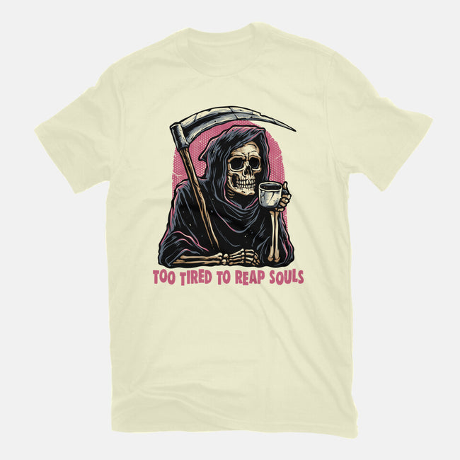 Too Tired To Reap Souls-Mens-Premium-Tee-glitchygorilla