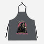 Too Tired To Reap Souls-Unisex-Kitchen-Apron-glitchygorilla