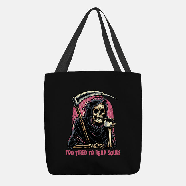 Too Tired To Reap Souls-None-Basic Tote-Bag-glitchygorilla