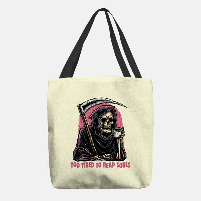 Too Tired To Reap Souls-None-Basic Tote-Bag-glitchygorilla