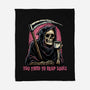 Too Tired To Reap Souls-None-Fleece-Blanket-glitchygorilla