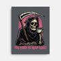 Too Tired To Reap Souls-None-Stretched-Canvas-glitchygorilla
