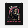 Too Tired To Reap Souls-None-Matte-Poster-glitchygorilla