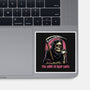 Too Tired To Reap Souls-None-Glossy-Sticker-glitchygorilla