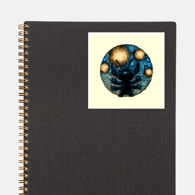 A Starry Experiment-None-Glossy-Sticker-glitchygorilla