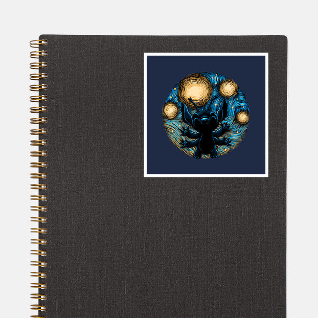 A Starry Experiment-None-Glossy-Sticker-glitchygorilla