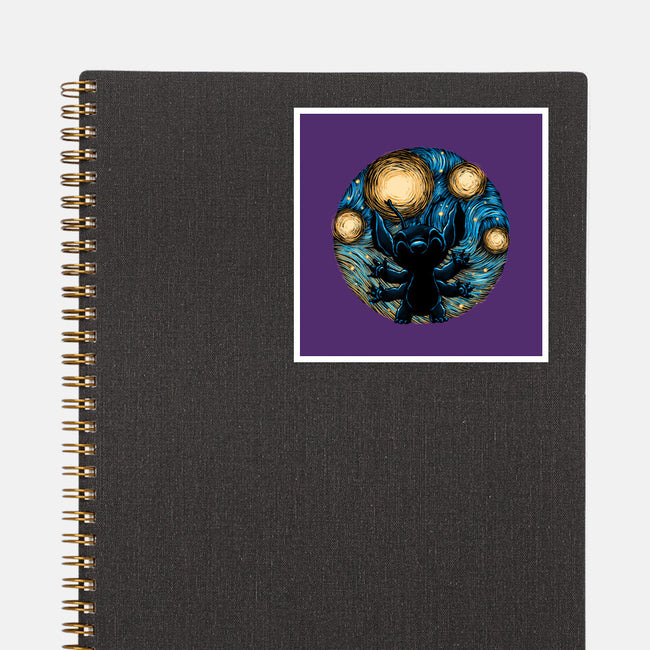 A Starry Experiment-None-Glossy-Sticker-glitchygorilla