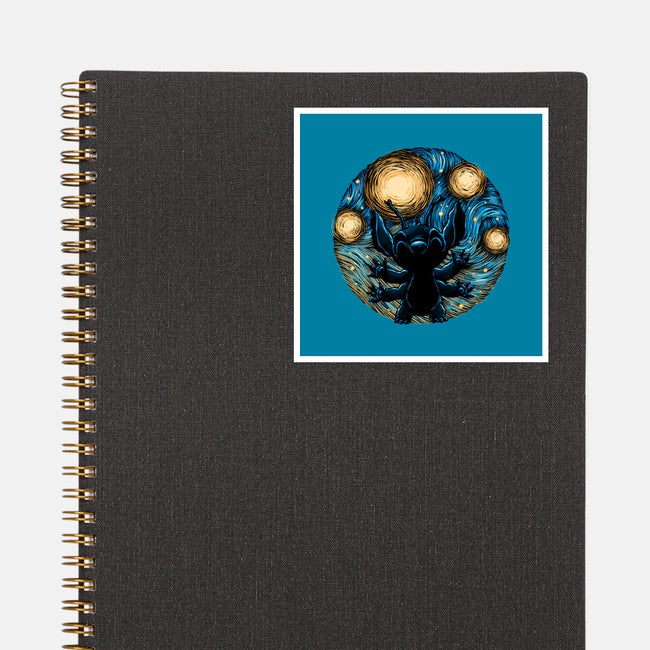 A Starry Experiment-None-Glossy-Sticker-glitchygorilla