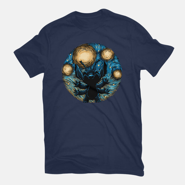 A Starry Experiment-Womens-Basic-Tee-glitchygorilla