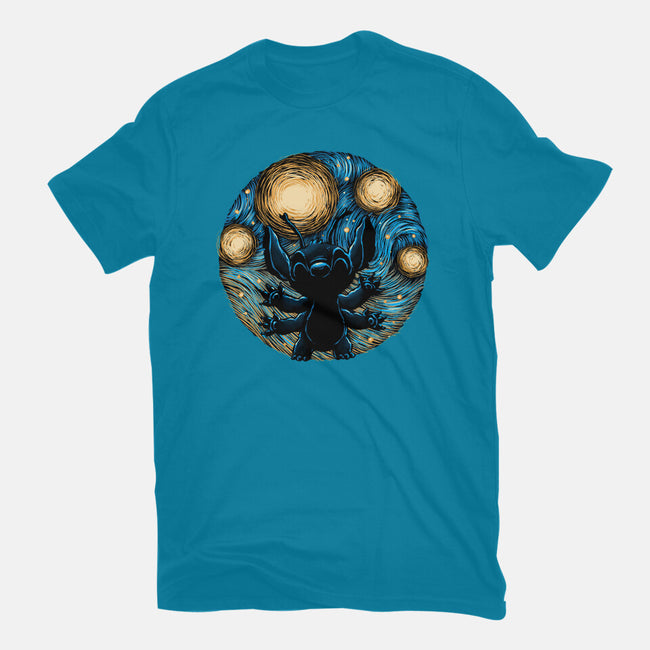 A Starry Experiment-Womens-Fitted-Tee-glitchygorilla