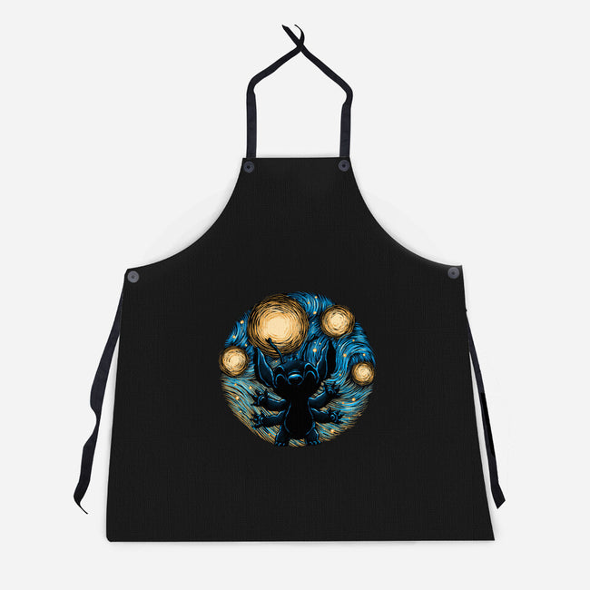 A Starry Experiment-Unisex-Kitchen-Apron-glitchygorilla