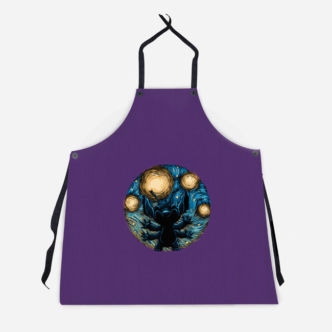 A Starry Experiment-Unisex-Kitchen-Apron-glitchygorilla