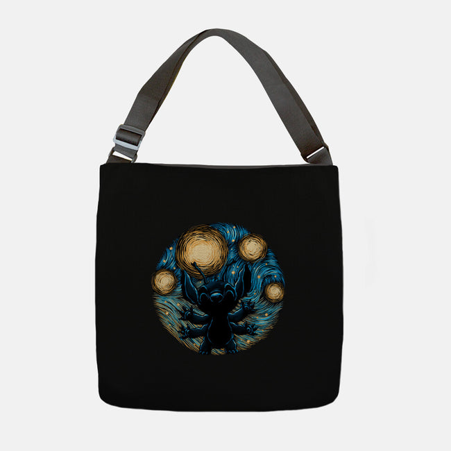 A Starry Experiment-None-Adjustable Tote-Bag-glitchygorilla