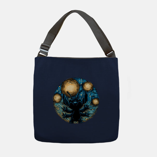 A Starry Experiment-None-Adjustable Tote-Bag-glitchygorilla