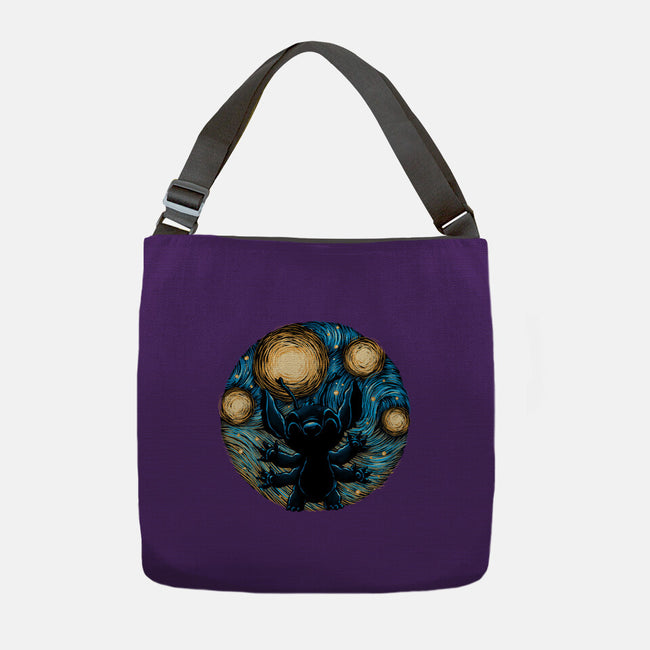 A Starry Experiment-None-Adjustable Tote-Bag-glitchygorilla