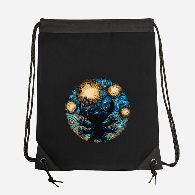 A Starry Experiment-None-Drawstring-Bag-glitchygorilla
